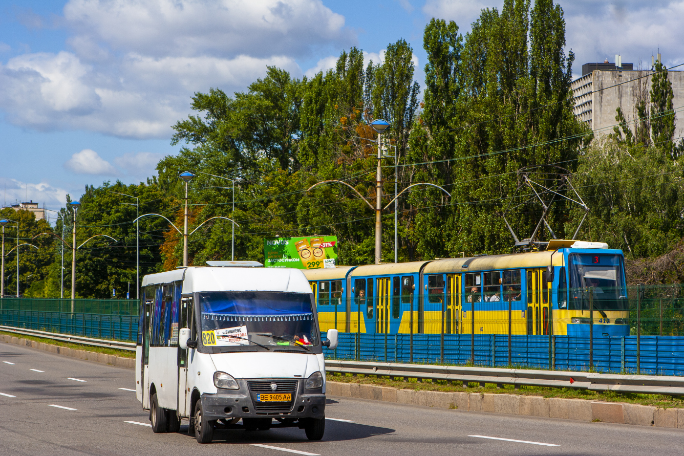 Рута 25 ПЕ №BE 9405 AA; K3R-N №412