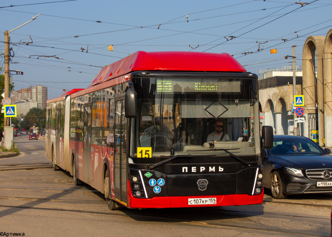 ЛиАЗ-6213.67 (CNG) № С 107 КР 159