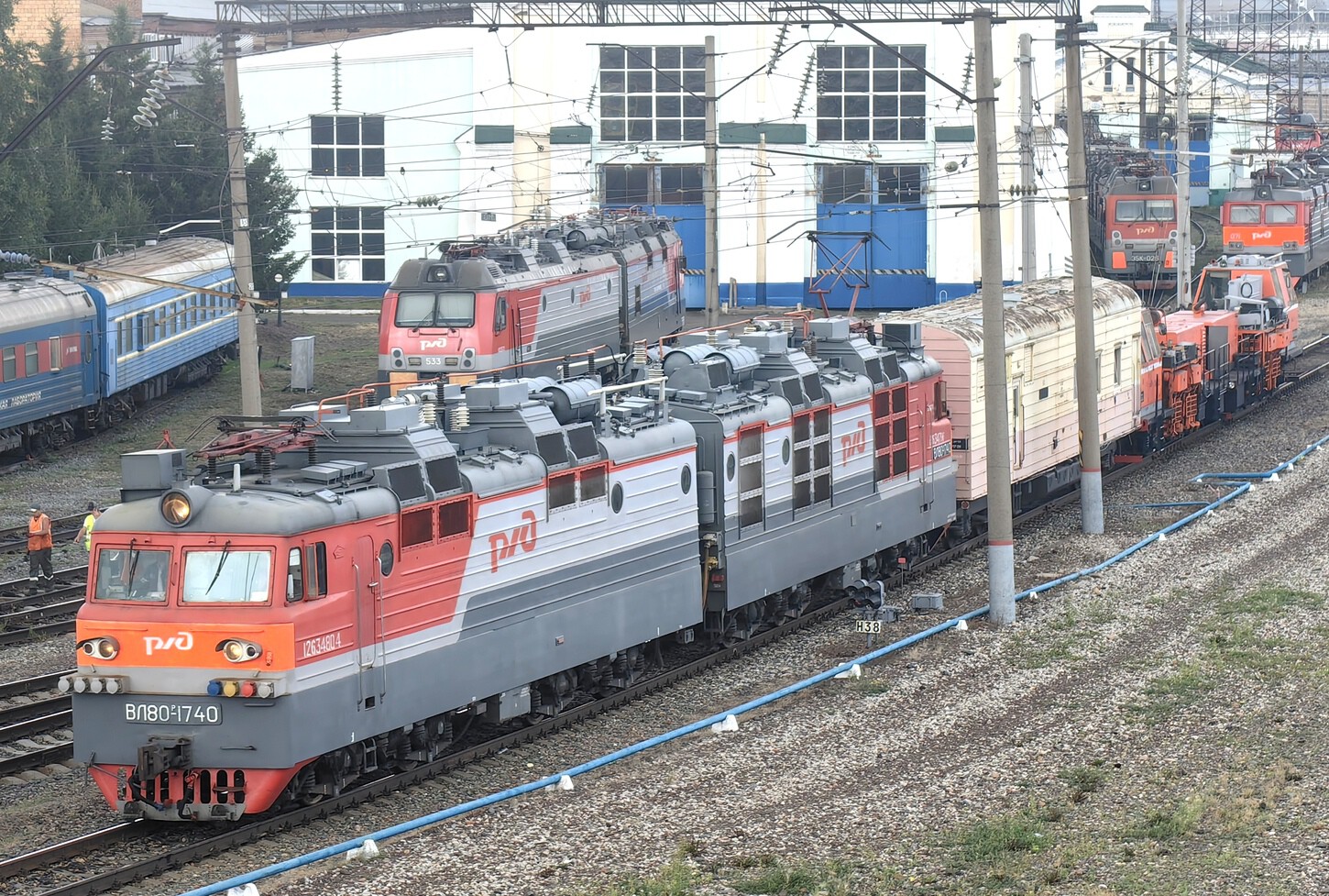 2ЭС5К-533; ВЛ80Р-1740; ЭП1-071
