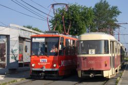 Tatra T6B5SU № 766-767; Tatra T3SU № 605-606