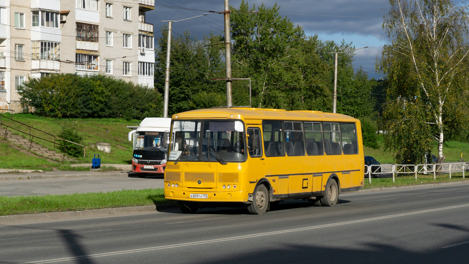 ПАЗ-320415-14 "Vector Next" № Р 357 АХ 159; ПАЗ-4234-04 № К 809 ТН 159