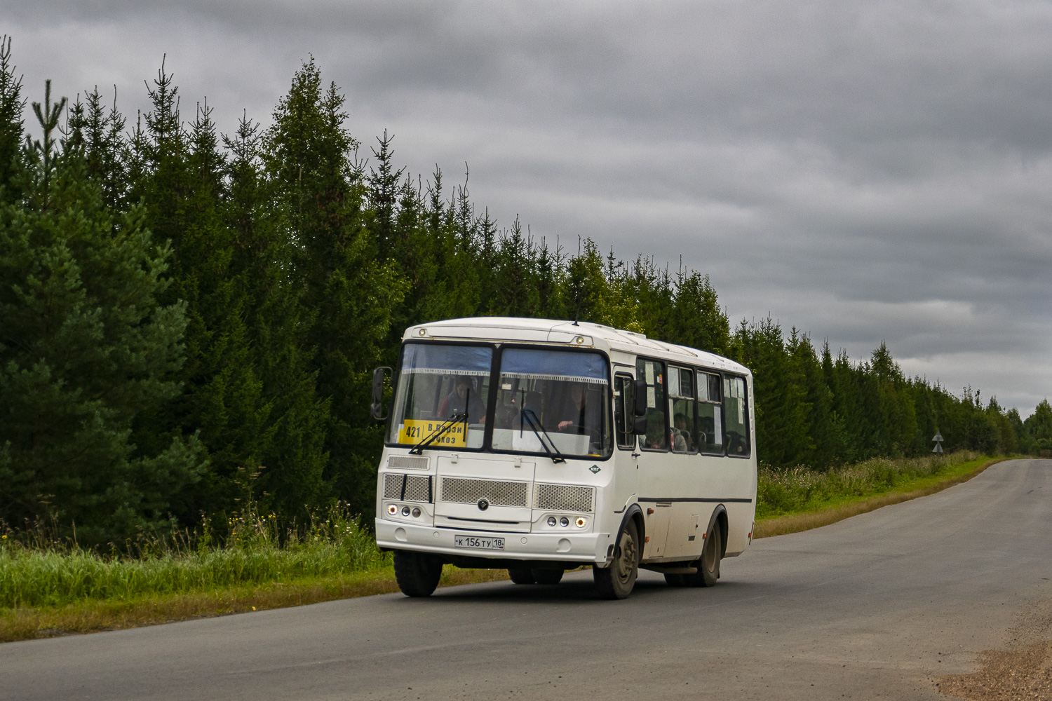 ПАЗ-32054  № К 156 ТУ 18