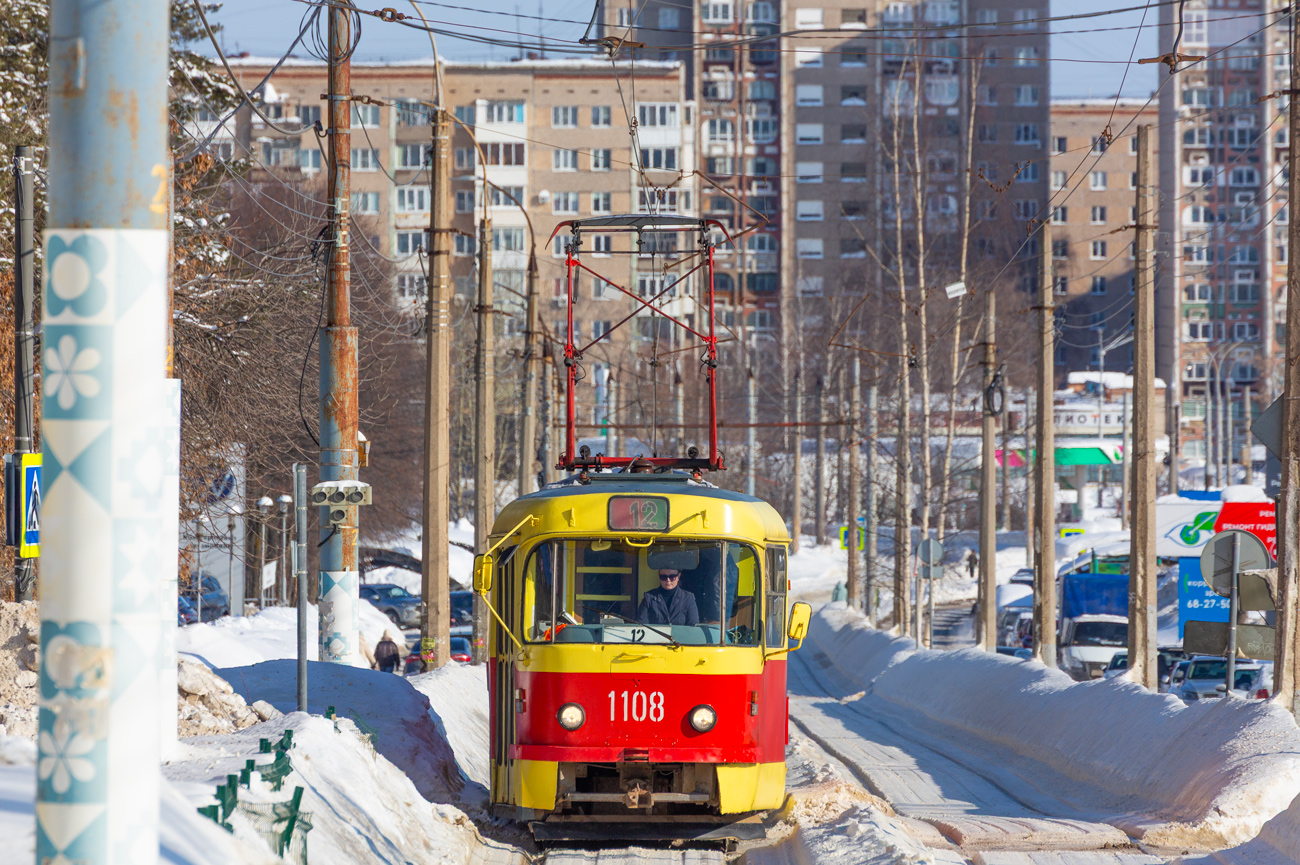 Tatra T3SU (двухдверная) № 1108