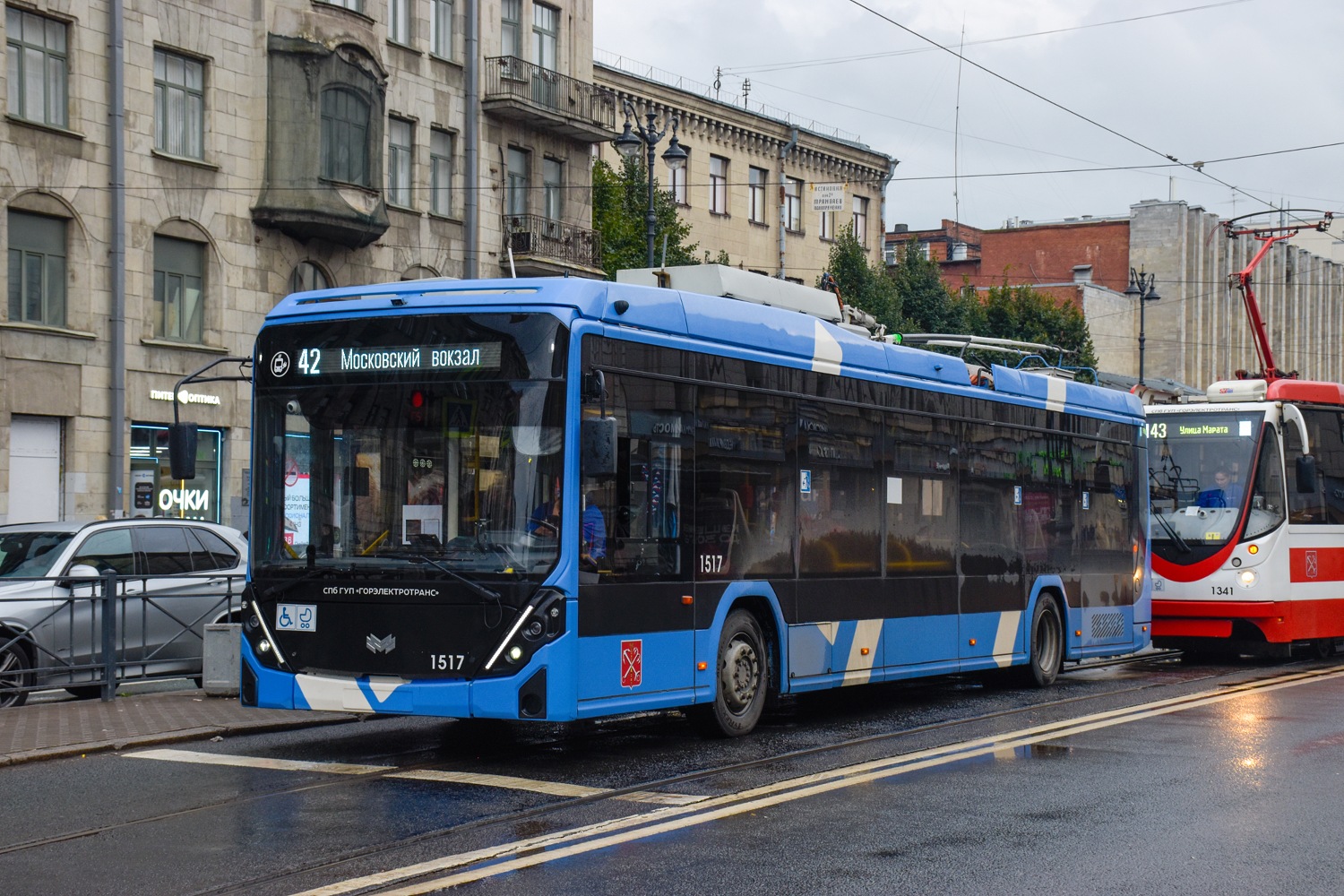 БКМ 32100D «Ольгерд» № 1517; 71-134А (ЛМ-99АВН) № 1341