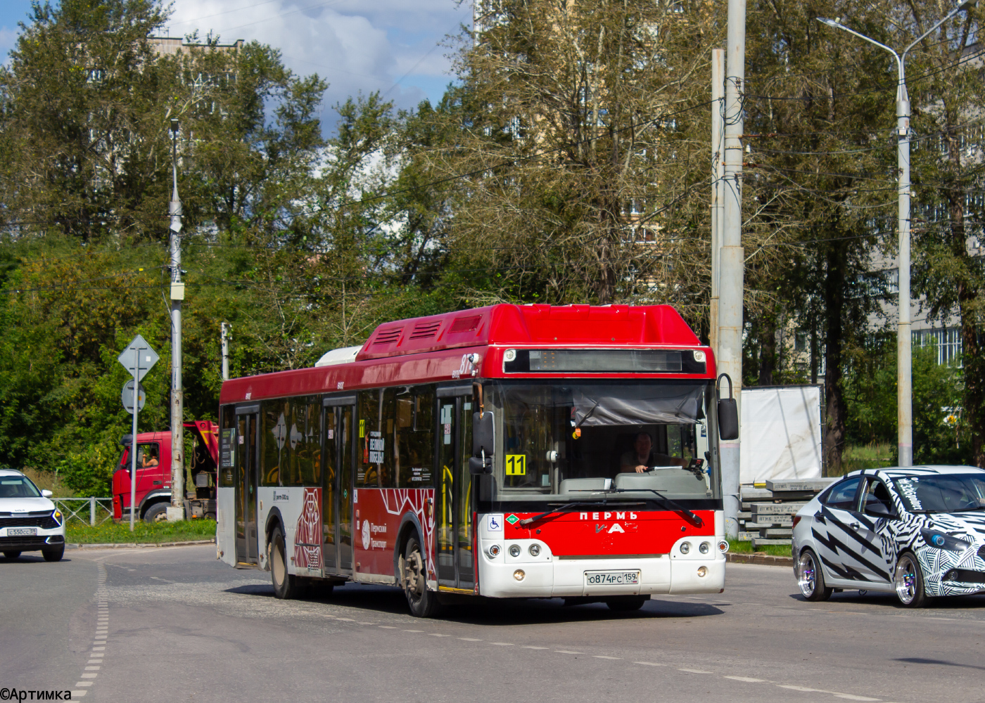 ЛиАЗ-5292.67 (CNG) № О 874 РС 159