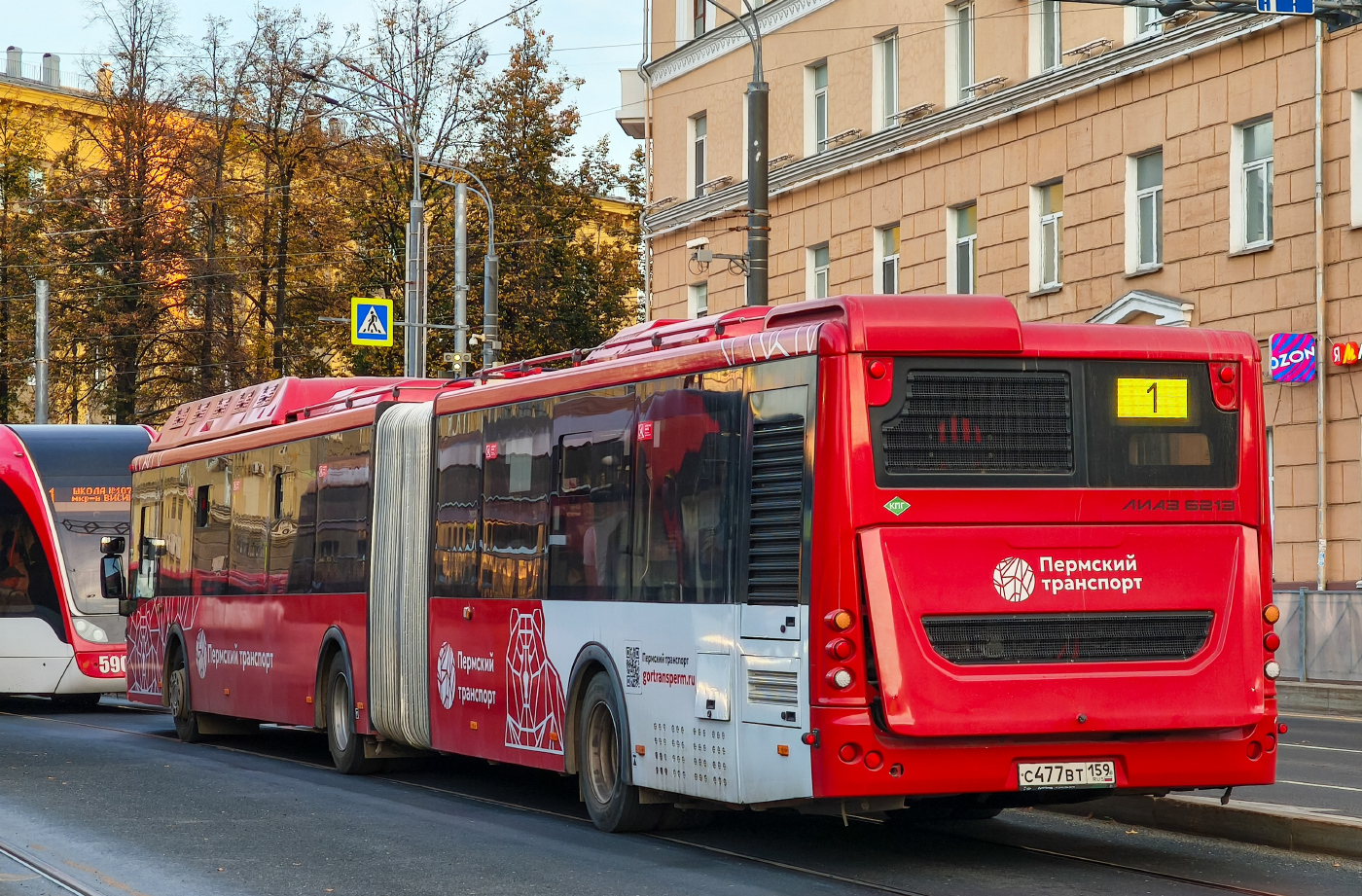 71-911ЕМ «Львёнок» № 5907; ЛиАЗ-6213.67 № С 477 ВТ 159
