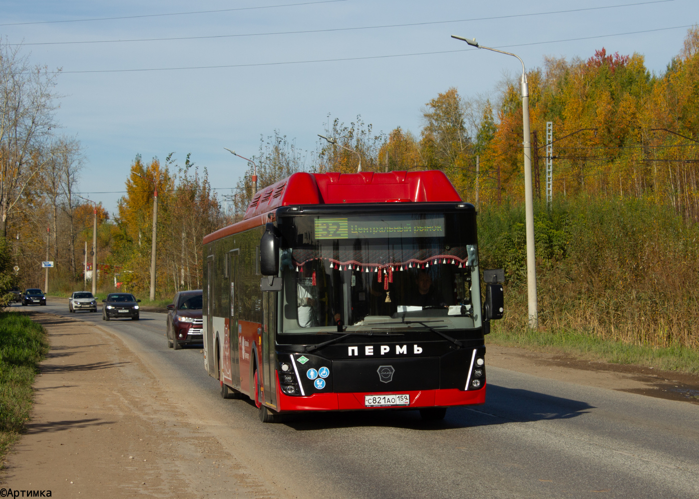 ЛиАЗ-5292.67 (CNG) № С 821 АО 159
