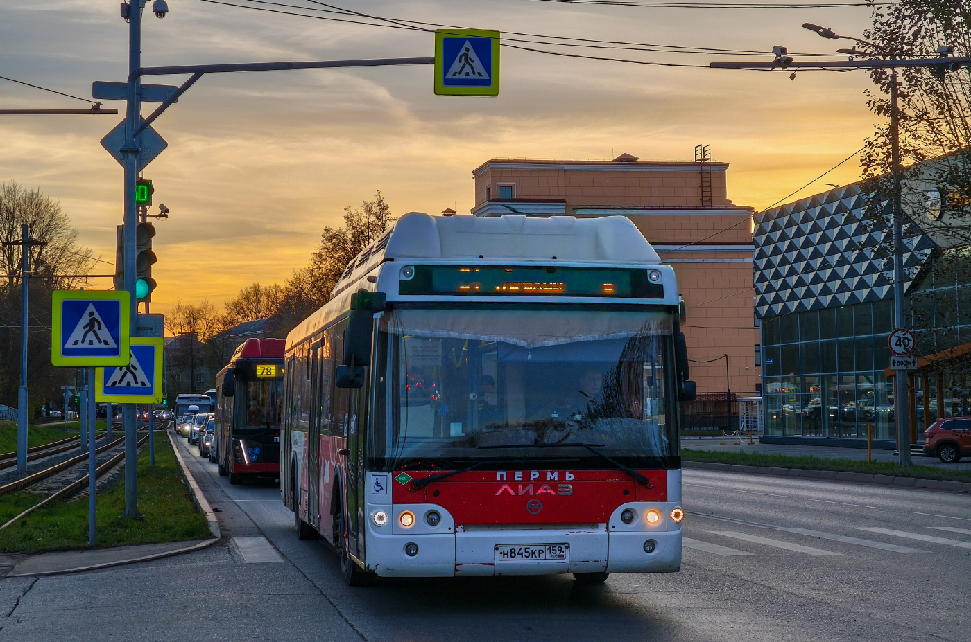 ЛиАЗ-5292.67 (CNG) № Н 845 КР 159