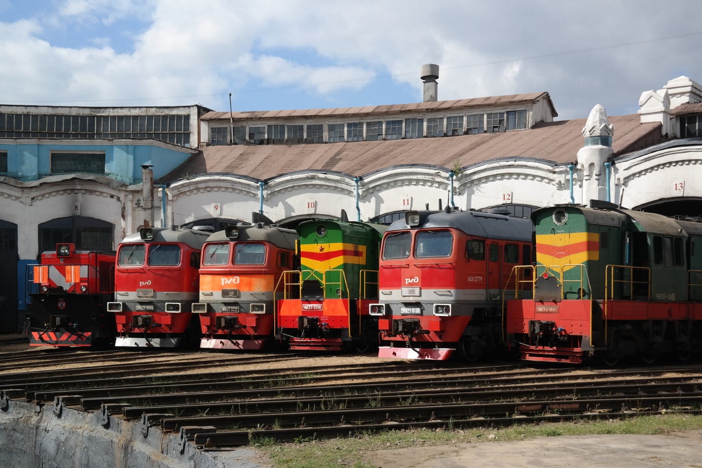ТЭМ-ТМХ-002; 2М62У-0045; 2М62У-0039; ЧМЭ3-2018; 2М62У-0139; ЧМЭ3-1149