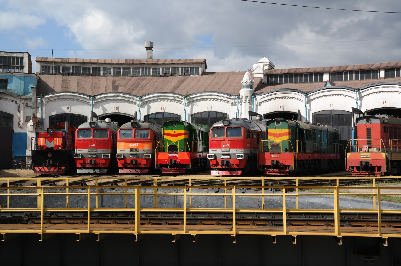 ТЭМ-ТМХ-002; 2М62У-0045; 2М62У-0039; ЧМЭ3-2018; 2М62У-0139; ЧМЭ3-1149; ЧМЭ3-548