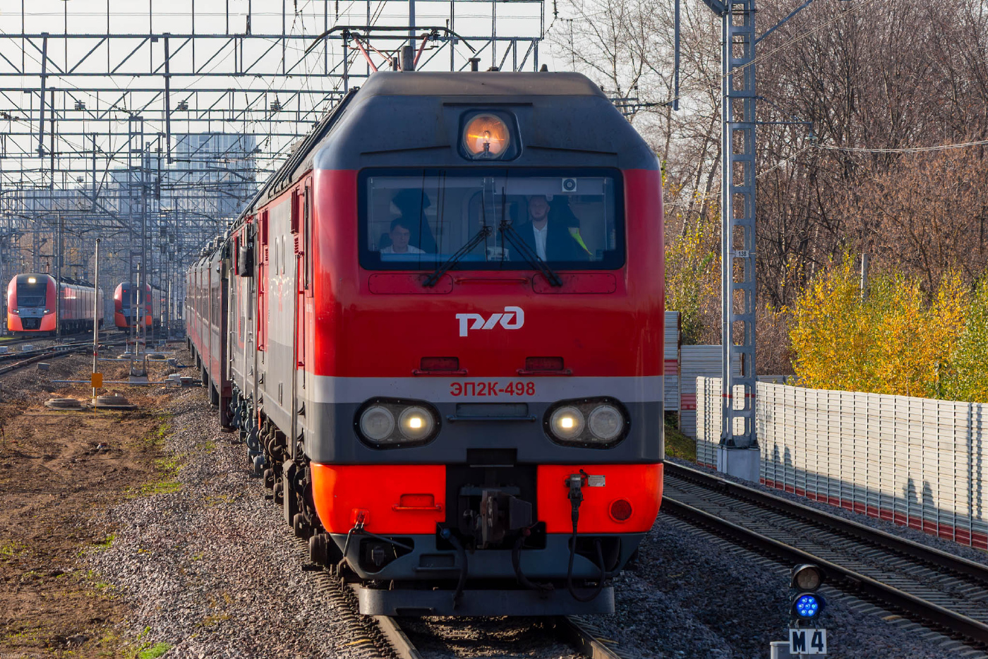 ЭС2Г-094; ТЭП70БС-382; ДП2Д-0001; ЭП2К-498